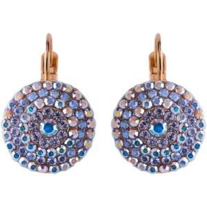 Mariana Winds of Change Moonlight Clear Crystal AB Pave Gold Earrings 1165 NWT